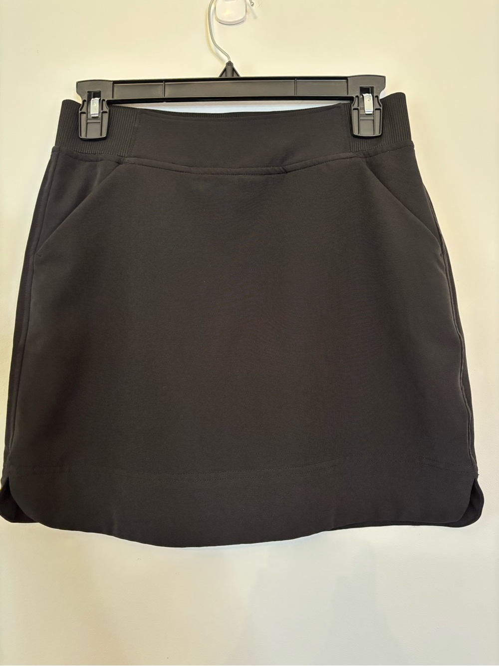 Classic Black Mini Skirt with Pockets